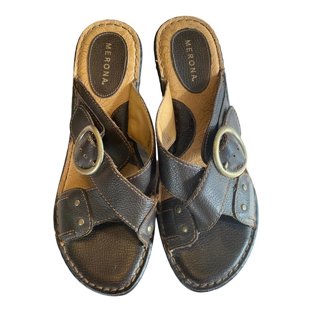 NWOT Merona leather sandals
